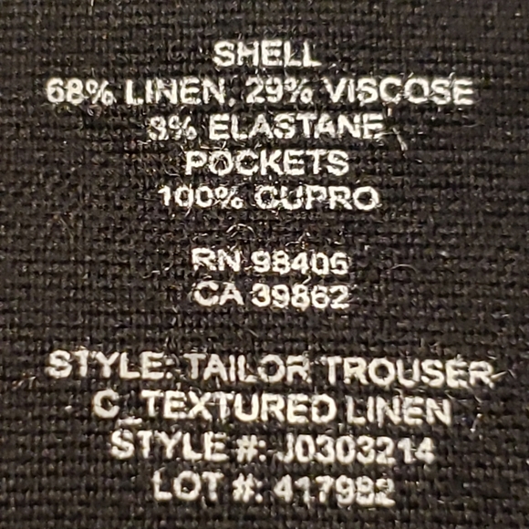 Theory size 0 Linen pants - Picture 9 of 10